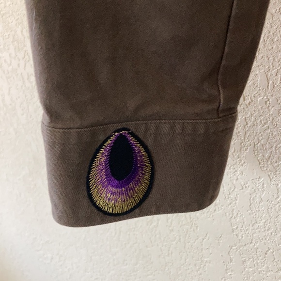 Patched Talbots Chocolate Jacket - Picture 6 of 10